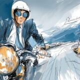 Midjourneyでインクスケッチ風の絵を動かす