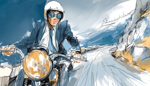 Midjourneyでインクスケッチ風の絵を動かす